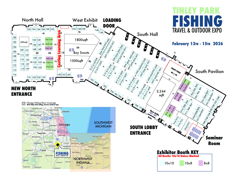 Chicago Fishing Show Floor Plan